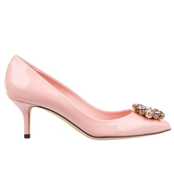 Dolce & Gabbana - Patent Leather Pumps BELLUCCI Rose Purple Pink EUR 40 - Picture 1 of 5